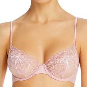 La Perla Camelia Floral Embroidered Underwire Bra